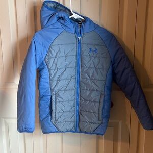 Under Armour Kids Blue and Gray Jacket